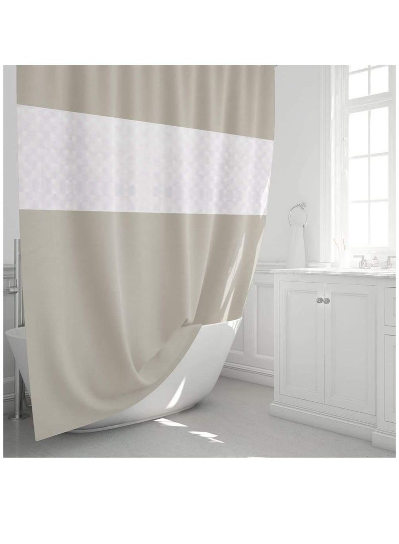 KASTWAVE Shower curtain Liner Design for Bathroom Shower and Bathtubs - Free of PVC Chlorine and Chemical Smell - Non-Toxic and Eco-Friendly - 100% Waterproof 180 X 200 cm - Image 2