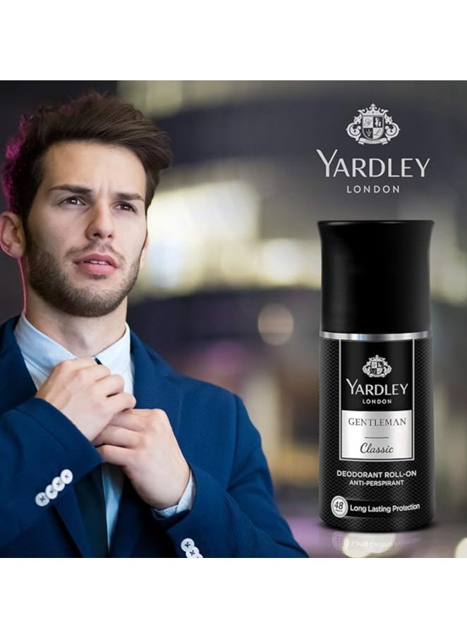 Yardley Gentleman Classic Anti-Perspirant Roll On 50 ml  - Image 3