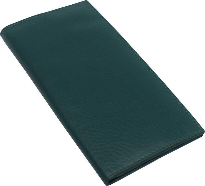 Marshal Genuine Leather Checkbook Cover Case #156-cr (CN Green) - Image 4