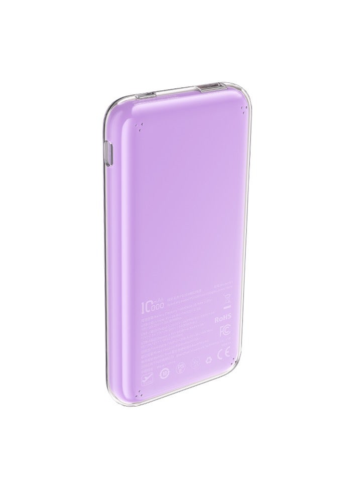ACEFAST power bank M1 10,000mAH / Alfalfa Purple - Image 2