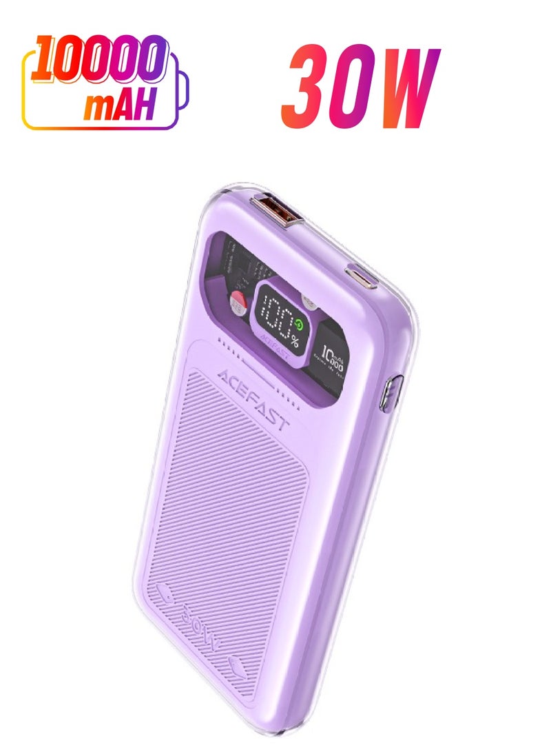 ACEFAST power bank M1 10,000mAH / Alfalfa Purple - Image 1