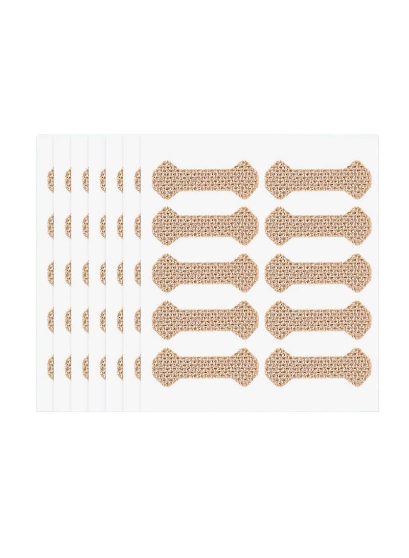 100 Pieces Breathable Painless Toe Nail Correction Stickers - Foot Care Tools for Ingrown Nails, Self-Adhesive (Clear)