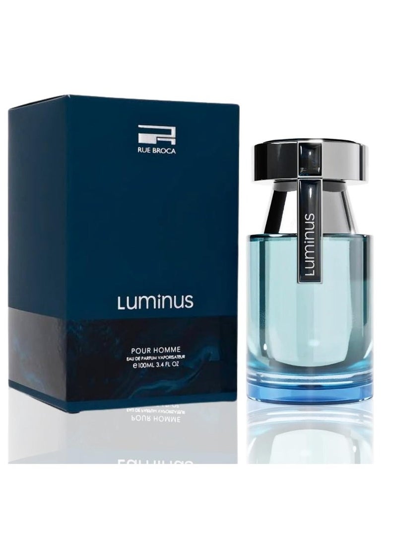 RUE BROCA Luminus For Men by Rue Broca Eau De Parfum Spray 100ml‏ - Image 1
