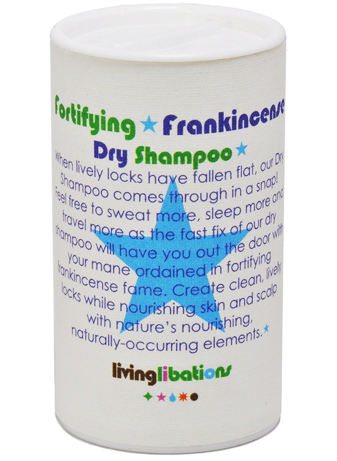 Living Libations LIVING LIBATIONS  Organic Fortifying Frankincense Dry Shampoo  Natural Wildcrafted Vegan Clean Beauty 1 oz  30 ml 