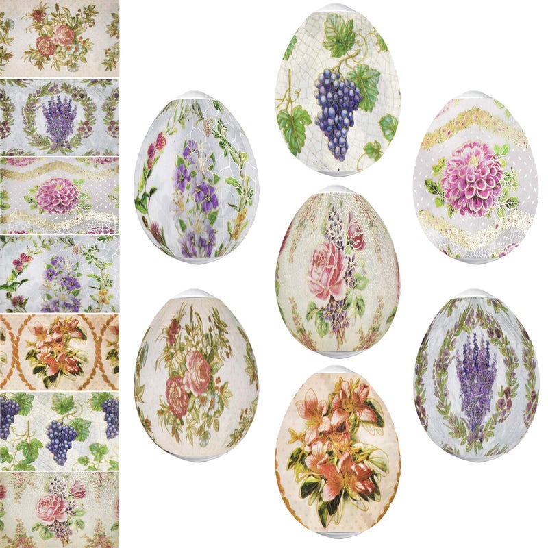 Diximus Thermo Heat Shrink Sleeve Decoration Easter Egg Wraps Pysanka Pysanky (Decoupage) - Image 4