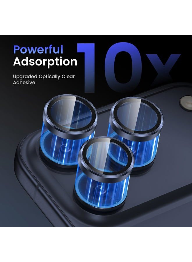 Tensea Camera Lens Protector Compatible for iPhone 17 Pro Max/17 Pro, Metal Aluminum Alloy Tempered Glass Cover Camera Screen Protector Accessories, Case Friendly - Image 4