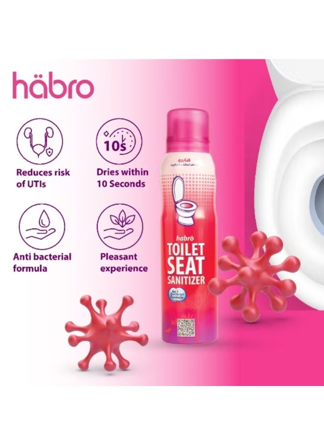 Habro Dutch & Anti-Bacterial Toilet Seat Sanitizer 150ml(Pack of 3) - Image 1