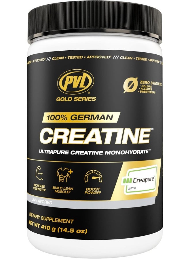 PVL Creapure Creatine - 100% Pure German Creatine Monohydrate Powder - 82 Servings - 410 G - Image 1