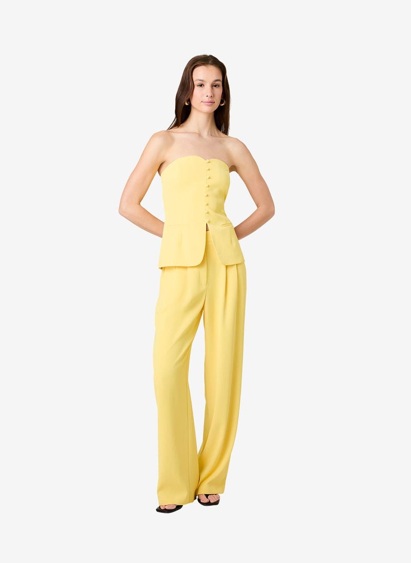 French Connection Women's Dsy Ylw Harrie Suiting Trouser - Image 1