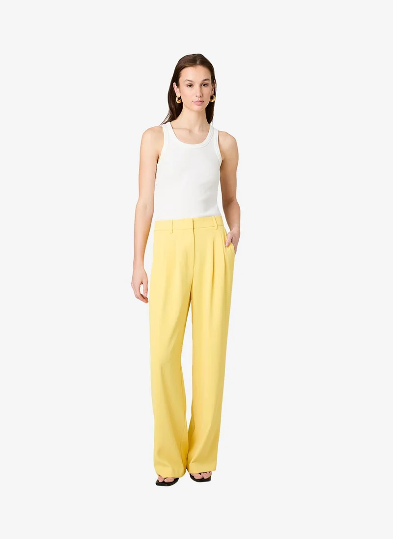 French Connection Dsy Ylw Women's Dsy Ylw Harrie Suiting Trouser for Women | Best Price UAE