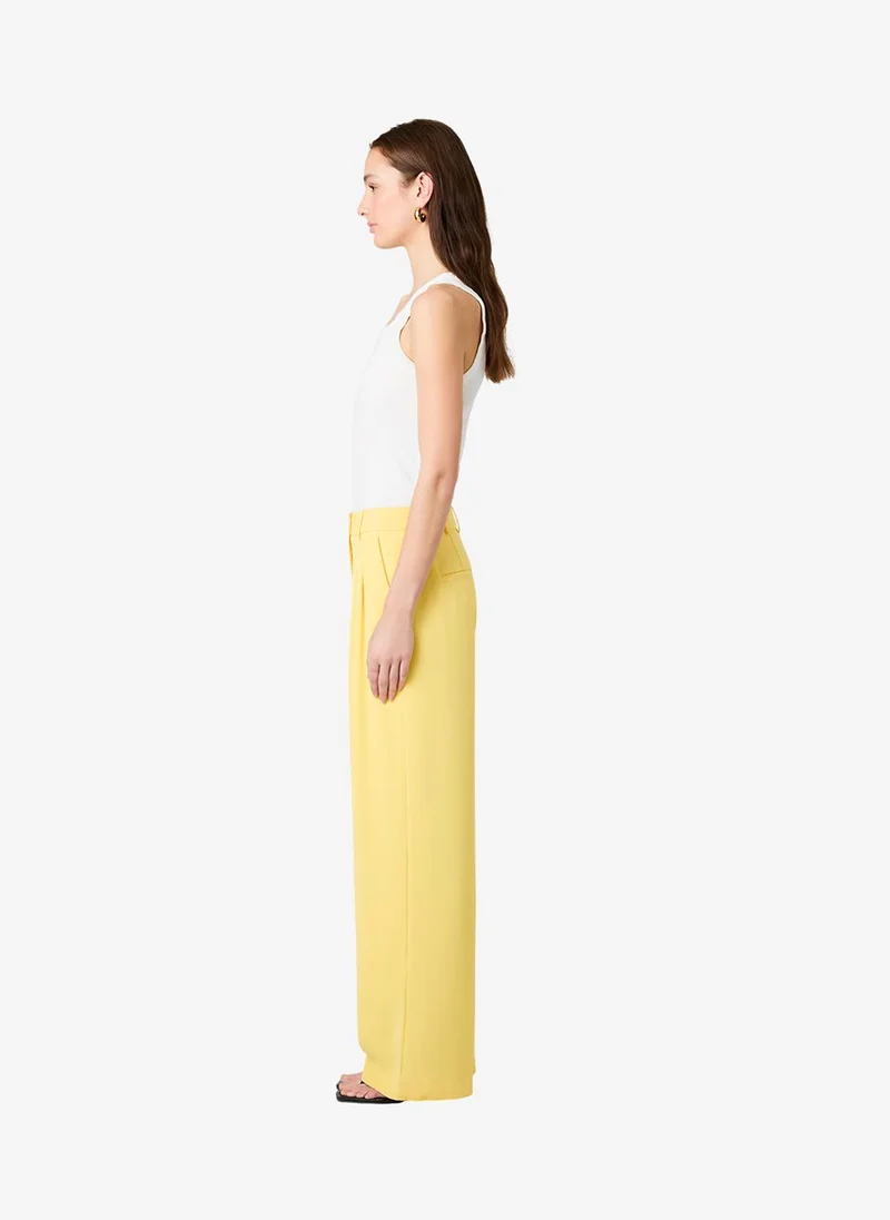 French Connection Dsy Ylw Women's Dsy Ylw Harrie Suiting Trouser for Women | Best Price UAE