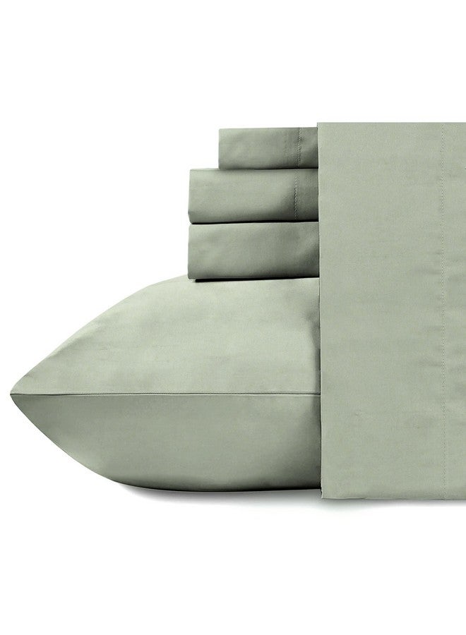 Naksh Bedsheet King Size Bed Cotton 210 TC Plain, Silver | 1 King Size Bedsheet Cotton (108 x 108 Inch) and 2 Pillow Covers - Image 4