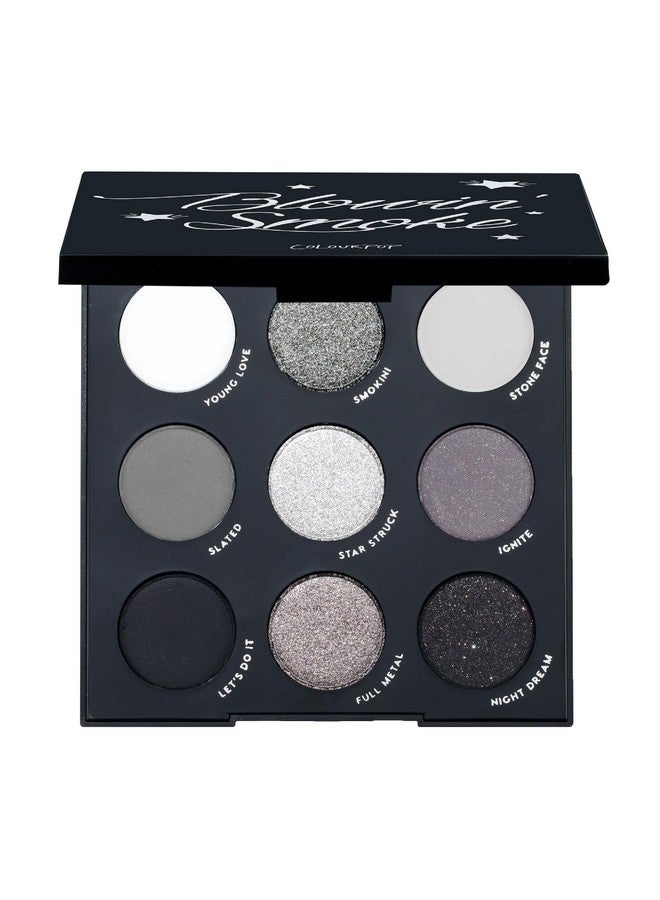 كالر بوب لوحة ظلال العيون "بلوينغ سموك" من كولور بوب - ظلال عيون فضية ولوحة ظلال عيون دخانية بلمسات نهائية معدنية وغير لامعة - مكياج عيون غني بالصبغة بتركيبة تدوم طويلاً (0.3 أونصة) - Image 1