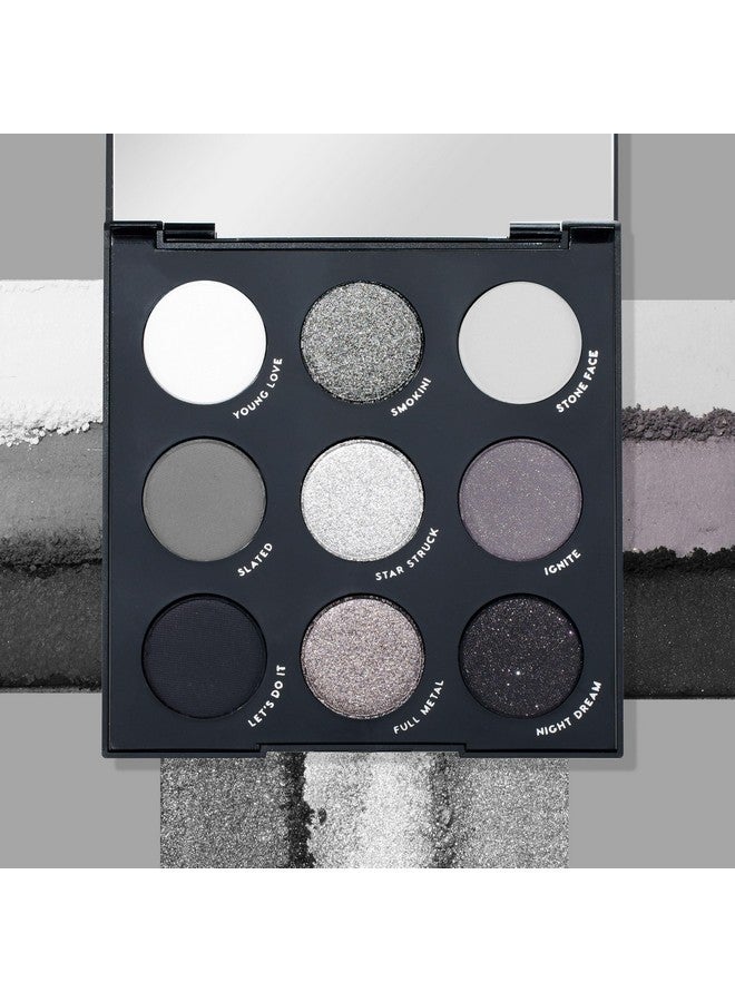 كالر بوب لوحة ظلال العيون "بلوينغ سموك" من كولور بوب - ظلال عيون فضية ولوحة ظلال عيون دخانية بلمسات نهائية معدنية وغير لامعة - مكياج عيون غني بالصبغة بتركيبة تدوم طويلاً (0.3 أونصة) - Image 3