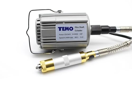 TEMO Heavy Duty Grinder Polishing Rotary Tool with Foot Pedal and Flexible Shaft, 5/32 inch chuck - Image 1
