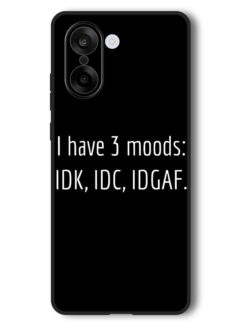 Theodor Case Compatible with OnePlus Nord CE 5 6.77 Inch Protection Shockproof Bumper Cover i have 3 Moods - Image 1