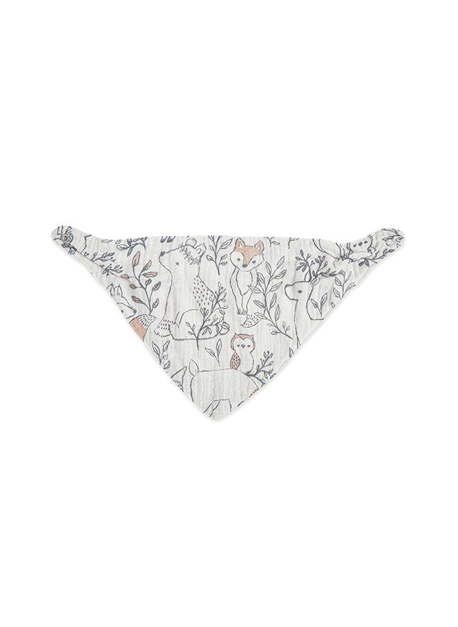 Crane BABY 3 Pieces Ezra Muslin Bib Set, One Size  - Image 3