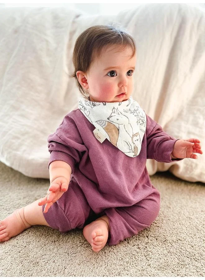 Crane BABY 3 Pieces Ezra Muslin Bib Set, One Size