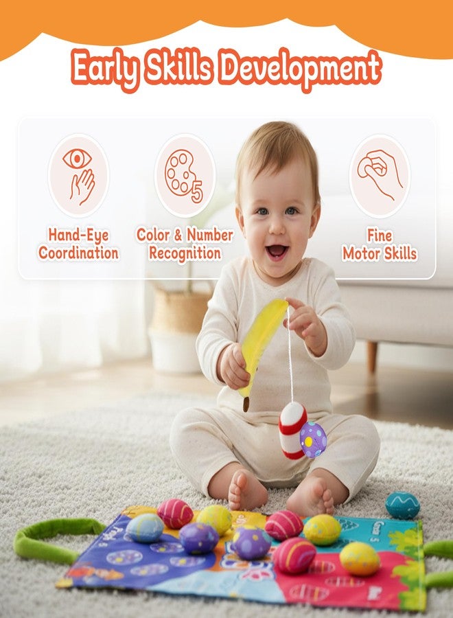 MASSRT Montessori Cloth Toy for Toddlers, Soft Baby Learning Toys for 1 Year Old Boy & Girl, Fine Motor Skills Activity Set for Early Color & Number Recognition, Cute Play Set for Babies 6 Month+ - Image 3