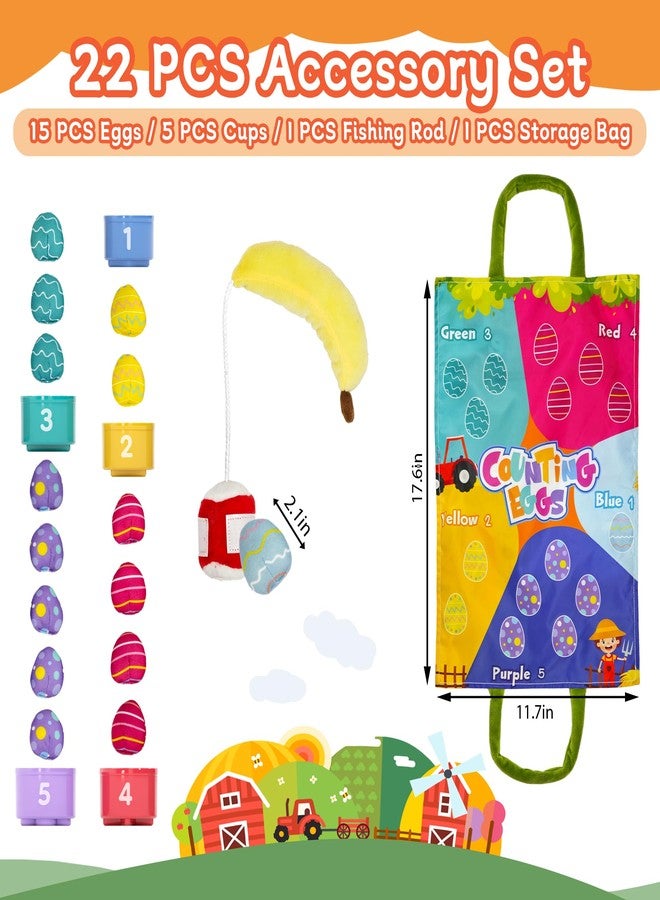 MASSRT Montessori Cloth Toy for Toddlers, Soft Baby Learning Toys for 1 Year Old Boy & Girl, Fine Motor Skills Activity Set for Early Color & Number Recognition, Cute Play Set for Babies 6 Month+ - Image 2