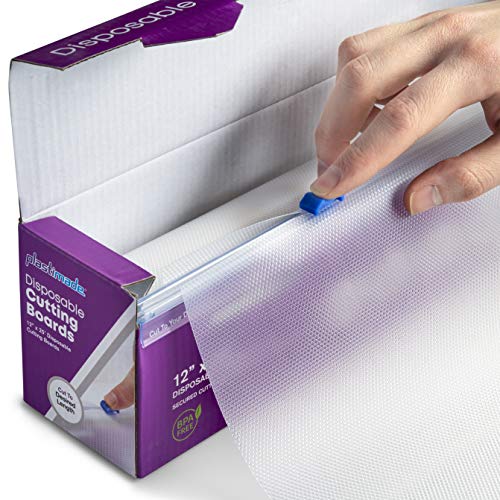 Plastimade Disposable Plastic Cutting Board | Easy To Use Flexible Cutting Board Sheets With Built In Sliding Cutter | For Thanksgiving Cooking Prep, Commercial, Traveling, Tailgating, Camping, - Image 2