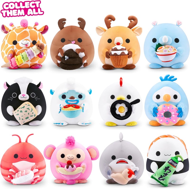 Snackles 14-inch Non-Licensed Series 1 Plush (LOLA) by ZURU, Soft Doll and Cuddly Pillow Toy with Snack Accessory - Image 2
