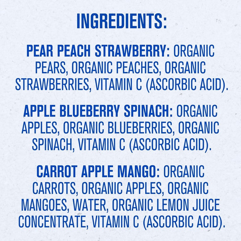 Gerber Organic Baby Food Pouches, 2nd Foods for Sitter, Fruit & Veggie Variety Pack, 3.5 Ounce (Set of 18) - Image 3