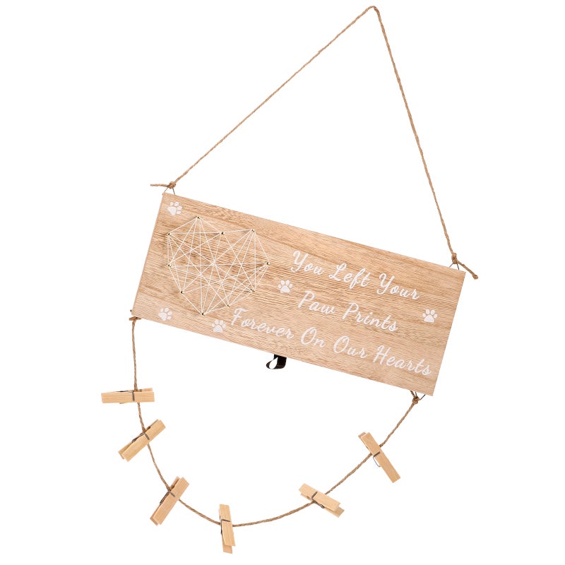 Photo Frame Hanging Ornament Picture Frame Wedding Housewarming Home Decor with Clip - Image 1