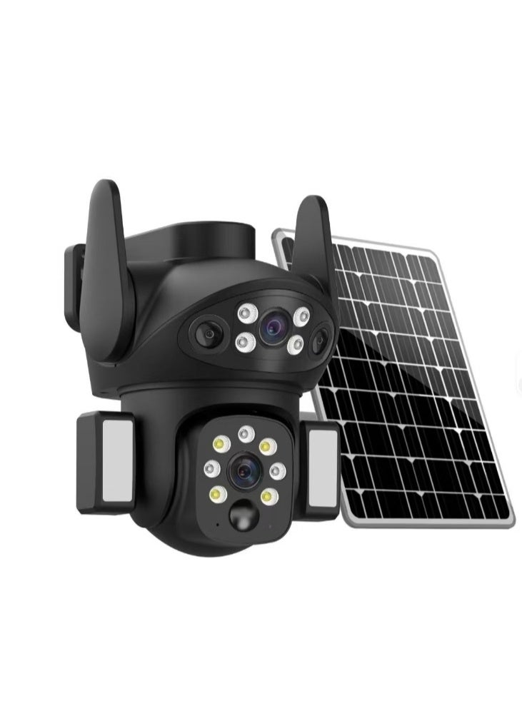 Solar Panel Powered Wireless surveillance CCTV Camera 4G SOLAR-POWERED DUAL-LENS 4G SECURITY CAMERA - Image 2
