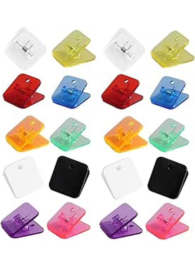 20 Pieces Multi Color Small Medium Paper Clips For Office Documents Photos Party - Image 1
