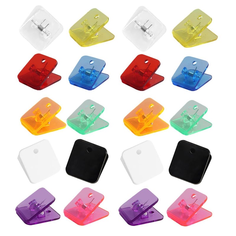 20 Pieces Multi Color Small Medium Paper Clips For Office Documents Photos Party - Image 2