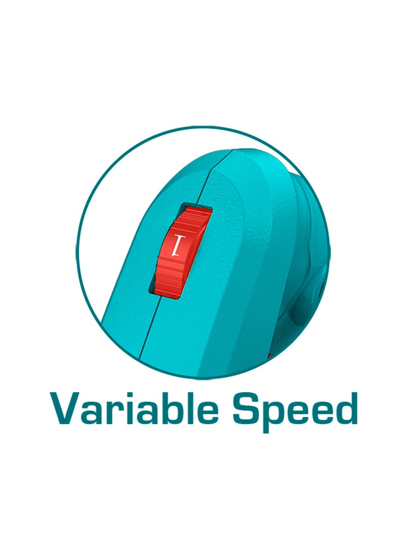 توتال مروحة شفط عالية الطاقة من توتال 800 واط مع سرعة متغيرة (0-15000 دورة في الدقيقة) - مروحة أوراق ومكنسة كهربائية 2 في 1 - تشمل كيس غبار وأنبوب مرن وفوهتين للشفط - TB8036 - Image 2