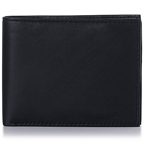 Alpine Swiss Mens Wallet Trifold Bifold Billfolds to choose from Genuine Leather Comes in Gift Bag - Image 3