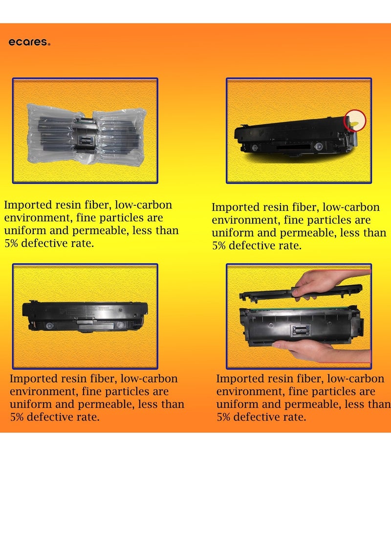 ECARES ECARES® Compatible Toner Cartridge Replacement for HP 126A CE310A CE311A CE312A CE313A for HP Laserjet Pro CP1021 CP1025 CP1026nw LaserJet Pro 100 color MFP M175nw LaserJet Pro 200 M275NW (Multicolor)  - Image 3