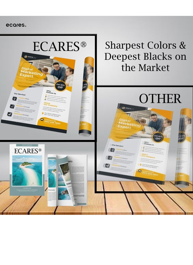 ECARES ECARES® Compatible Toner Cartridge Replacement for HP 126A CE310A CE311A CE312A CE313A for HP Laserjet Pro CP1021 CP1025 CP1026nw LaserJet Pro 100 color MFP M175nw LaserJet Pro 200 M275NW (Multicolor)  - Image 2