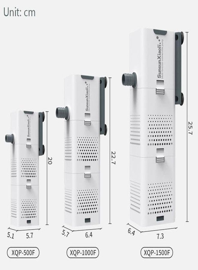ARK AQUATICS مضخة ترشيح غاطسة متعددة الوظائف من سلسلة ARK Aquatics Sun-sun Xiaoli XQP (XQP-500F | 6W | 500 لتر/ساعة | مناسبة لأحواض السمك حتى 2 قدم) - Image 2