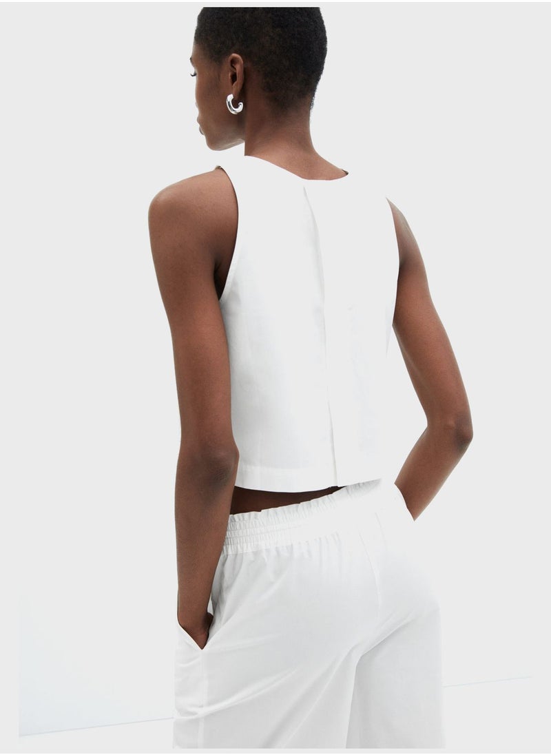 MANGO - Strap Crop Top - Image 1