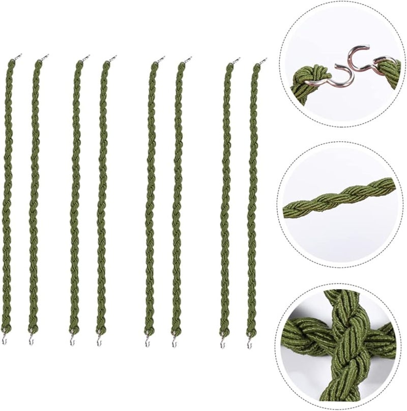 Operitacx 12 Pack Black Elastic Bungee Cords Pant Leg Holders For Cycling Boots Camping - Image 3