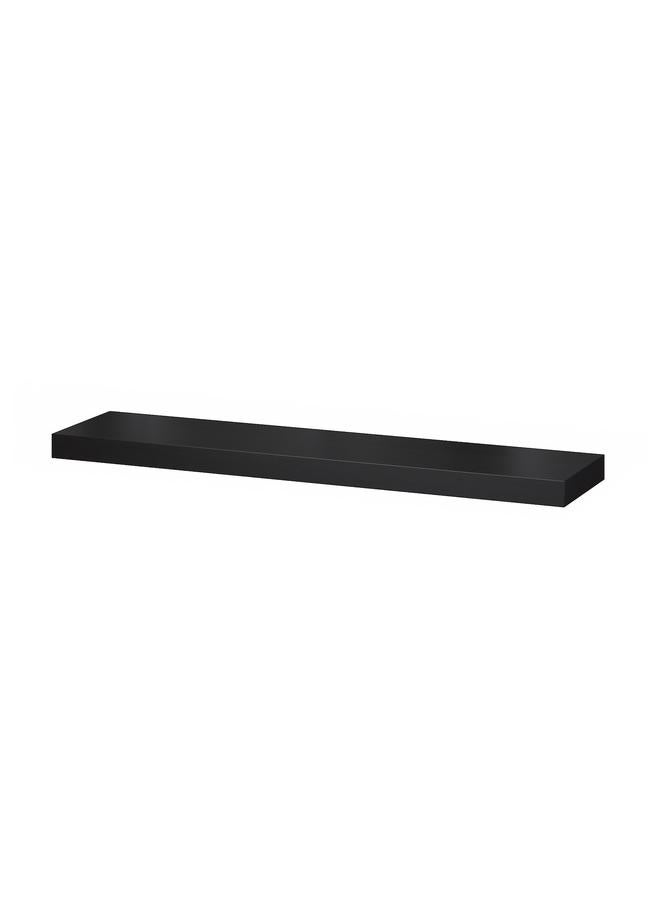 Zaboon Wall shelf, black-brown, 110x26 cm - Image 1