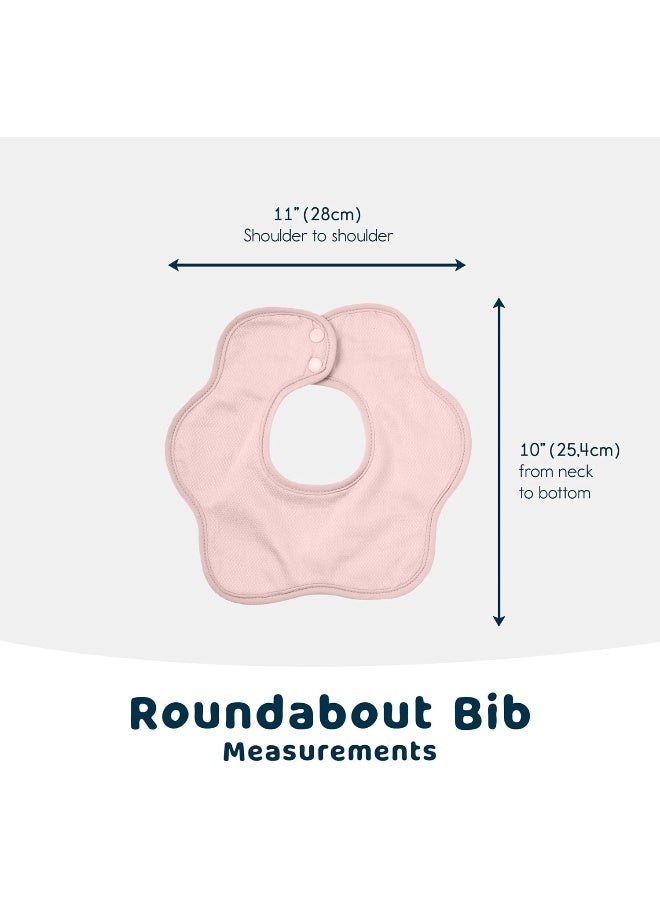 Tiny Twinkle Roundabout Drool Bibs - 360 Rotating Waterproof and Absorbent Teething Baby Bibs - Image 4