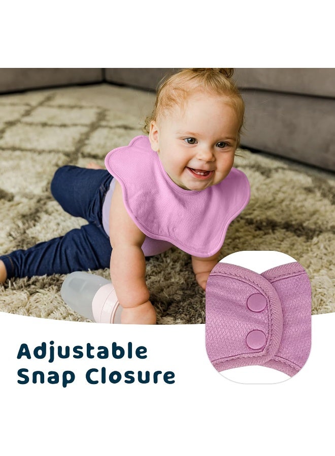 Tiny Twinkle Roundabout Drool Bibs - 360 Rotating Waterproof and Absorbent Teething Baby Bibs - Image 3