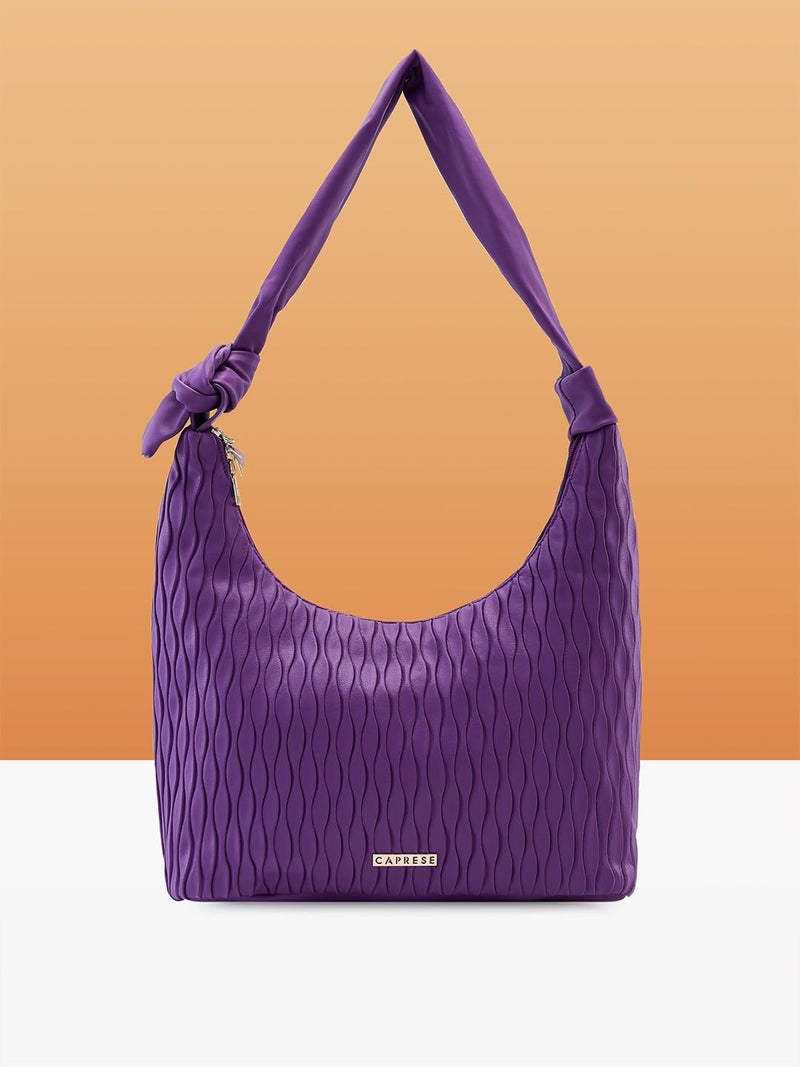Caprese Shelbee Hobo Bag for Women (Large, Purple) - Image 2