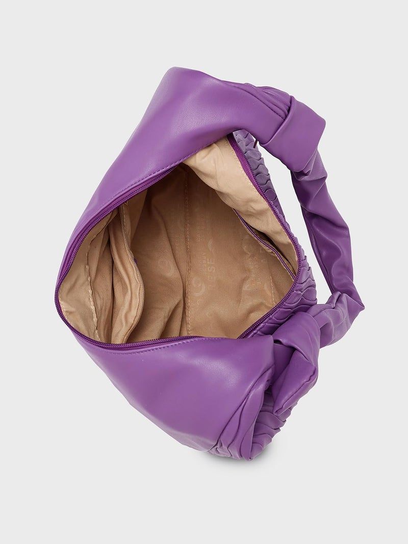 Caprese Shelbee Hobo Bag for Women (Large, Purple) - Image 5