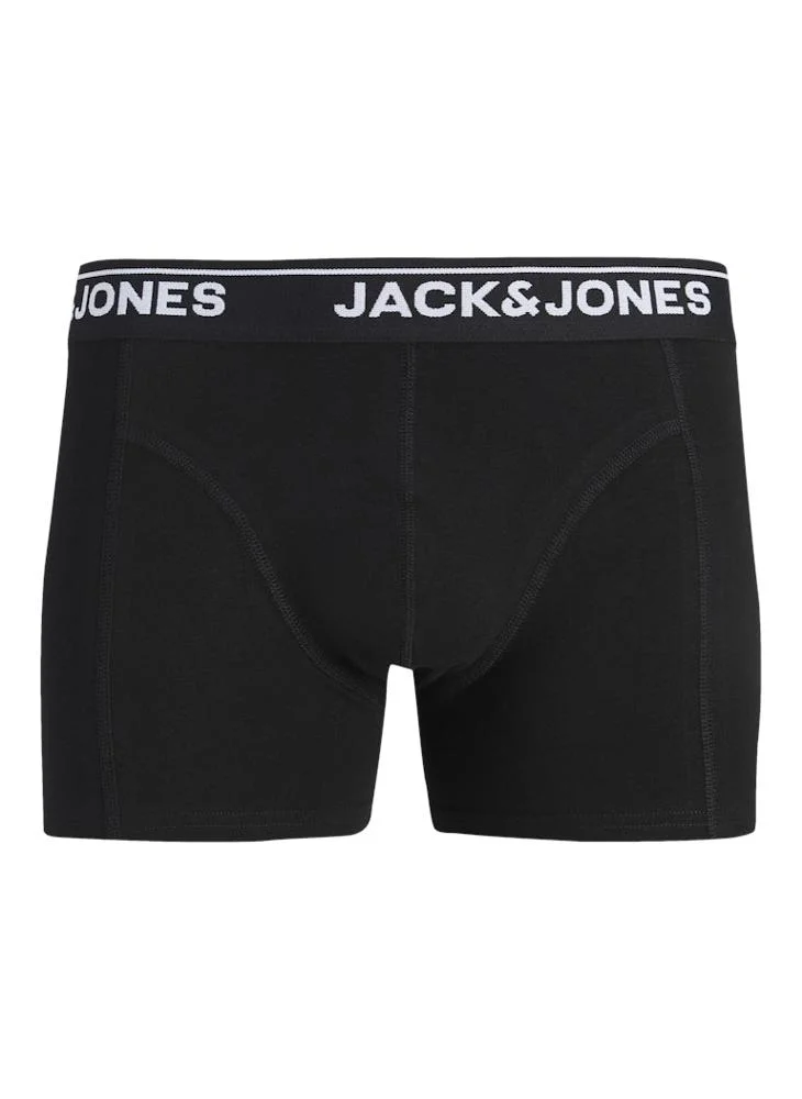 جاك اند جونز ثلاث عبوات سراويل داخلية رجالية سادة