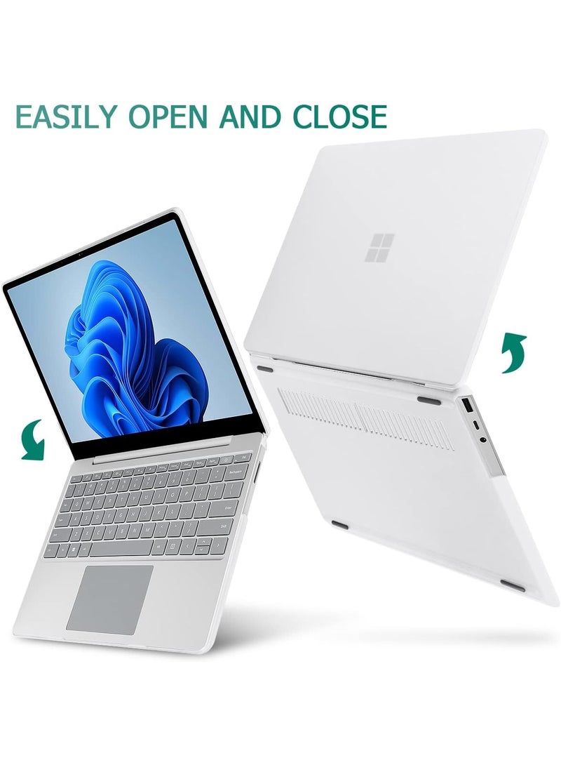 Plastic Hard Shell Cover Compatible with Microsoft Surface Laptop 15 inch Case 7th Edition Copilot+ PC 2025 2024 Release Touchscreen Display Model 2037,Frosted Clear - Image 5