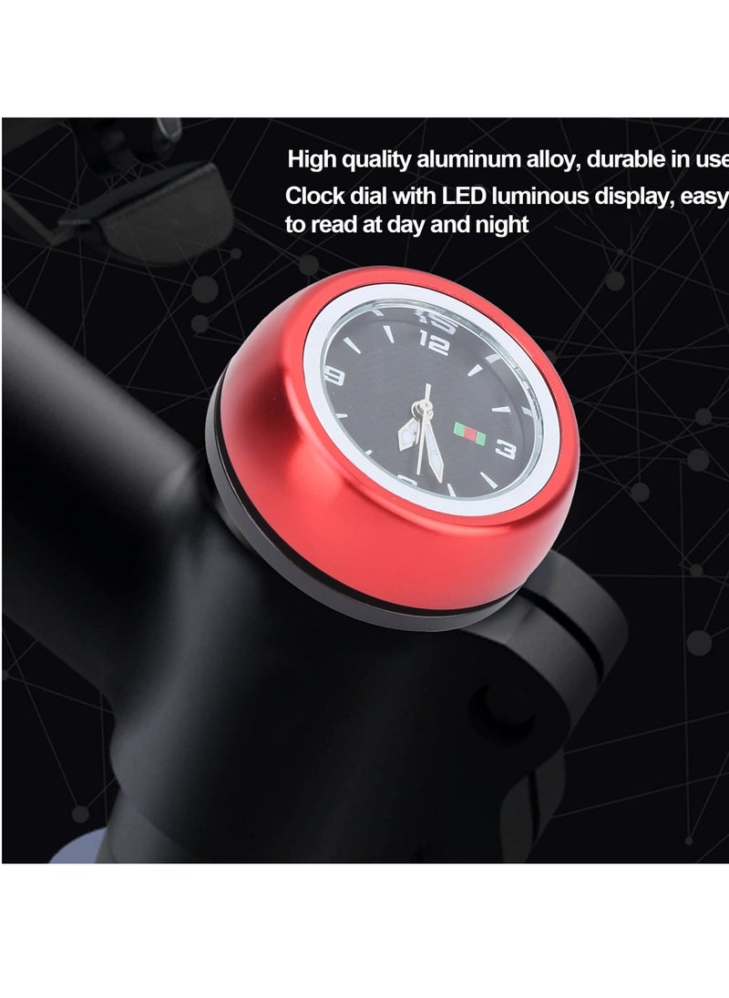 SYOSI - Bike Headset Cover Aluminum Alloy ,Multi-Functional Headset Cover with Clock dial Headset Top Cap- Easy to Install and Waterproof - Image 1