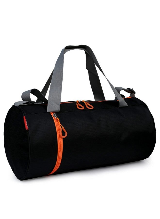 Sfane Gym Bags for Men with Separate Shoe Compartment Sports Gym Bag for Women Duffle Bags for Gym, Duffel Bags Sports Bag - Orange & Black - Image 2