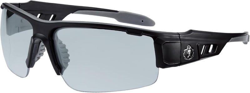 Ergodyne  52483 Skullerz Dagr Anti Fog Safety Glasses Matte Black Frame Clear Lens - Image 1