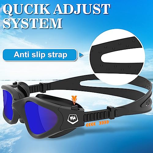 WIN.MAX Polarized Swimming Goggles Swim Pool Goggles Anti Fog Anti UV No Leakage Clear Vision for Men Women Adults Teenagers - Image 5