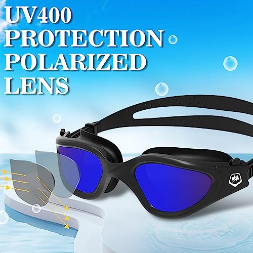 WIN.MAX Polarized Swimming Goggles Swim Pool Goggles Anti Fog Anti UV No Leakage Clear Vision for Men Women Adults Teenagers - Image 2